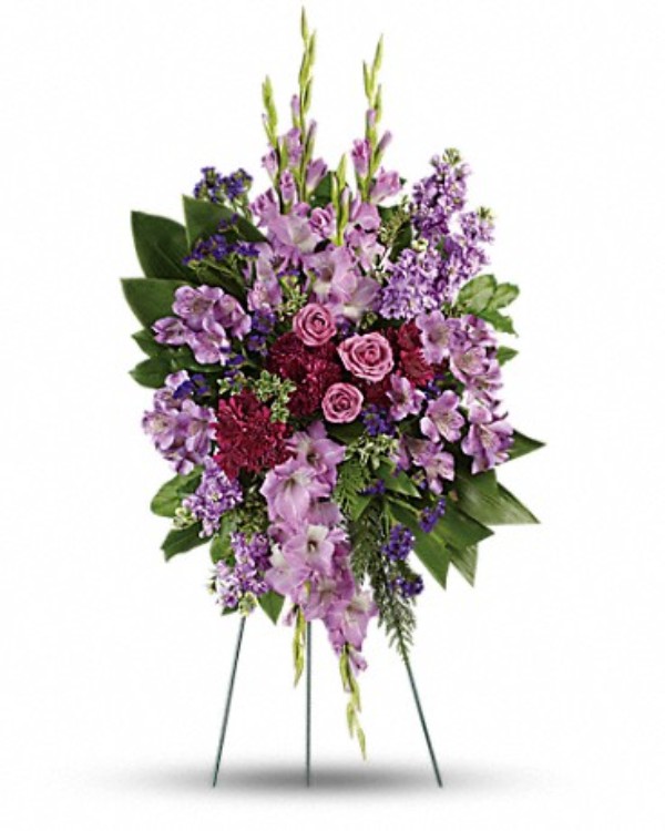Teleflora’s Lavender Reflections | Funeral Flowers Roswell