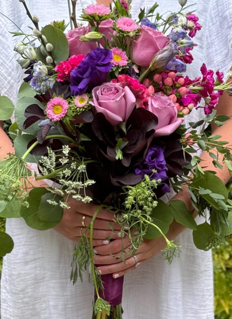 Custom color palette floral design consultation